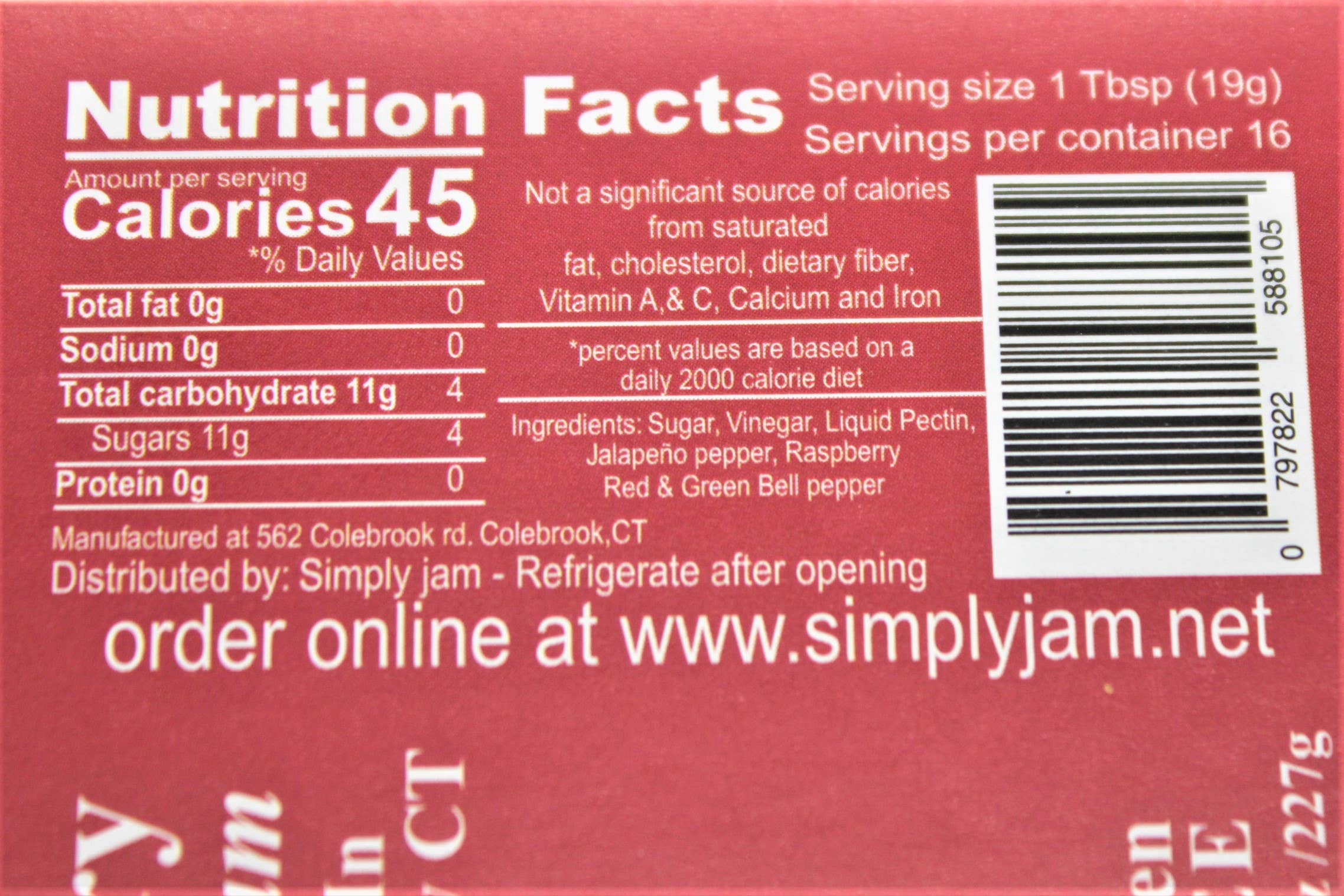 Simply jam LLC - Wholesale Jam/Jelly - Raspberry jalapeno jam7