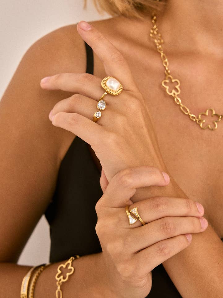 Ring i rustfrit stål 424AQ254 for engroshandel hos BYREN | ÉLINE L'ATELIER