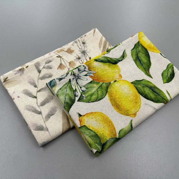 Hortensias Home - Wholesale Tea Towel - Kitchen Towel, Cotton-Linen mix | Lemon Linen2