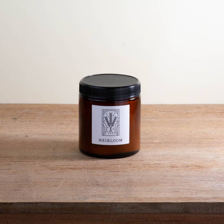 Herland Home - Wholesale Jar/Filled Candle - Heirloom 3.4oz Small Fine Fragrance Holiday Amber Jar Candle5