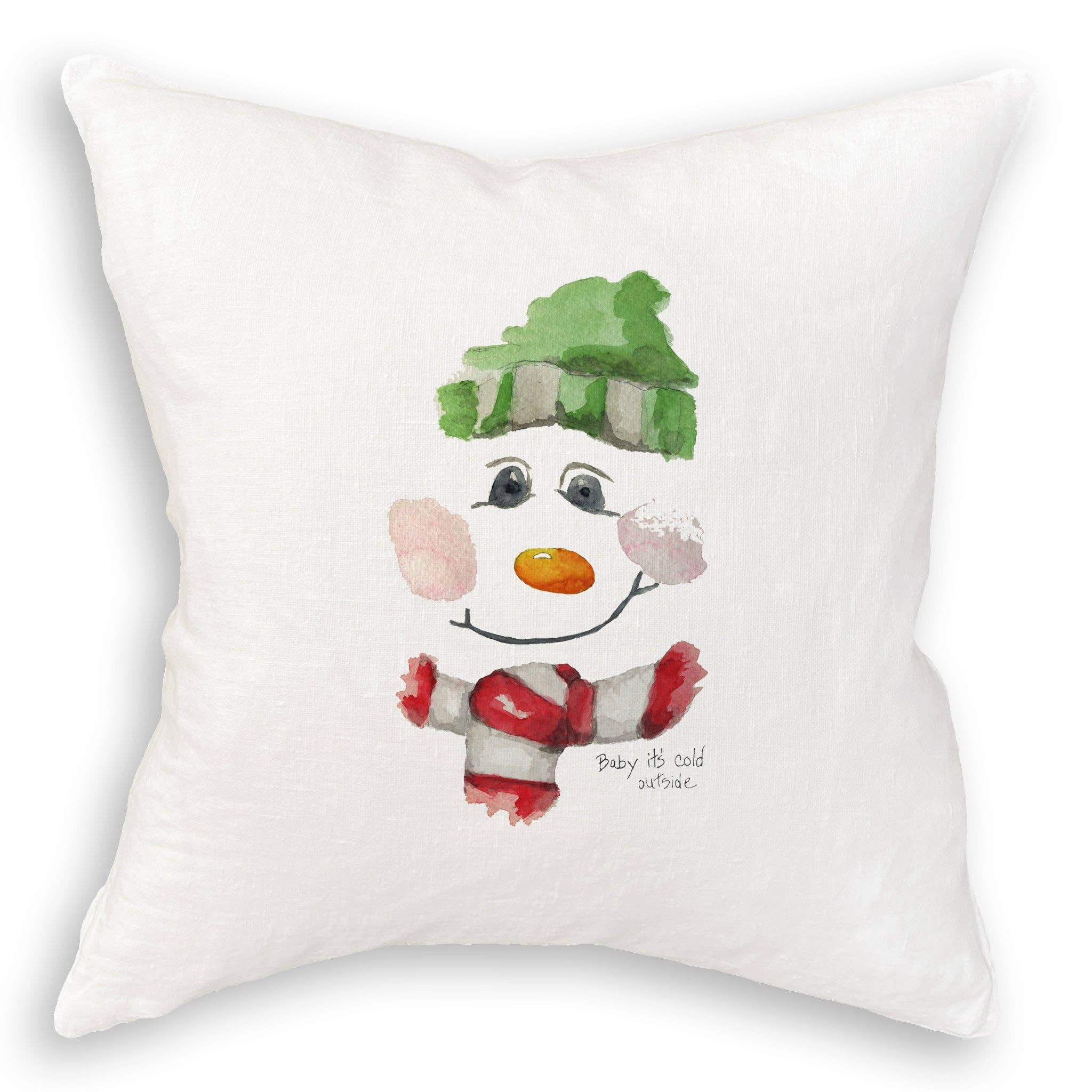 French Graffiti – Toalha de chá por atacado – Cara boneco de neve11