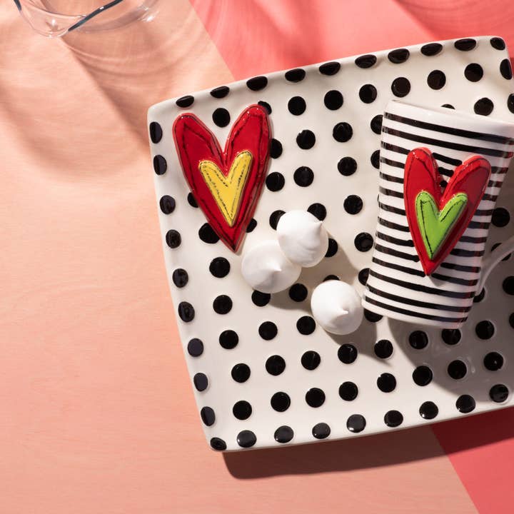 DEMDACO - Wholesale Coffee Mug - Black Stripes Mug1