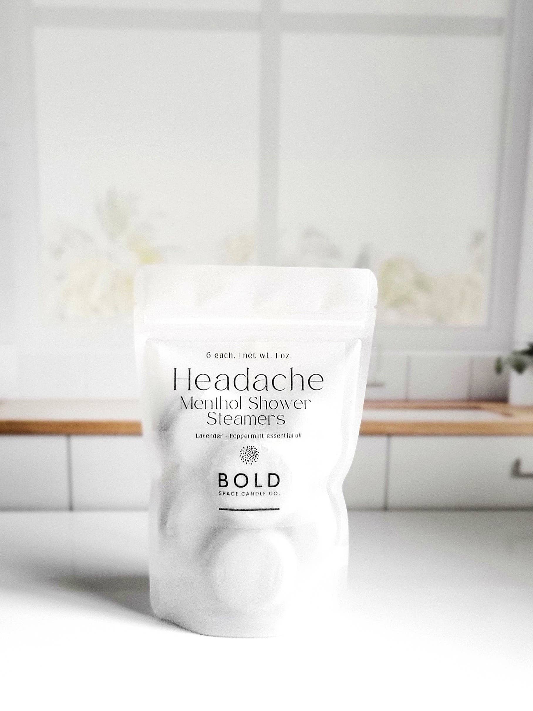 Bold Space Candle Co. – Engroshandel Brusefordamper/bombe – Hovedpineaflastende brusebomber – Lavendel + Pebermynte 6 stk1