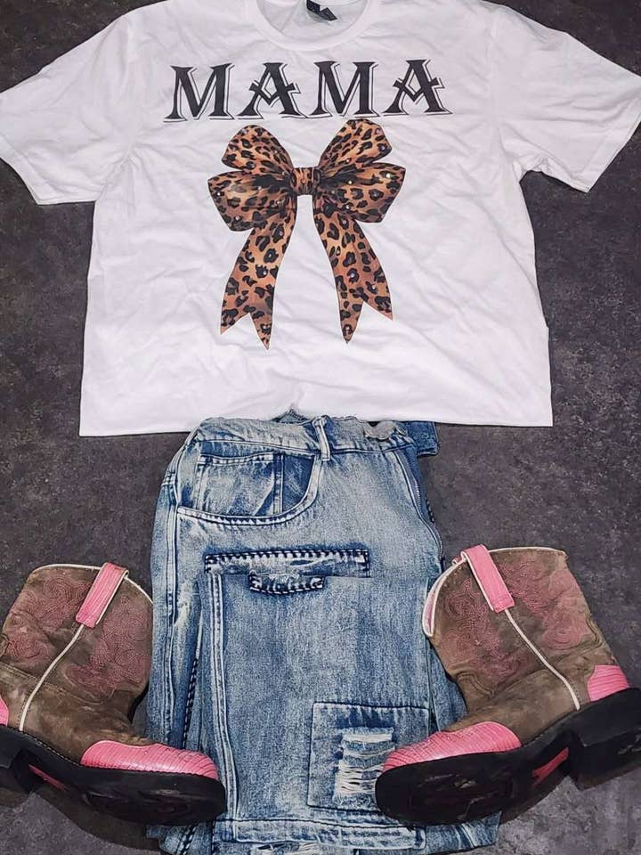 Mama Cheetah Bow for wholesale by JCoons