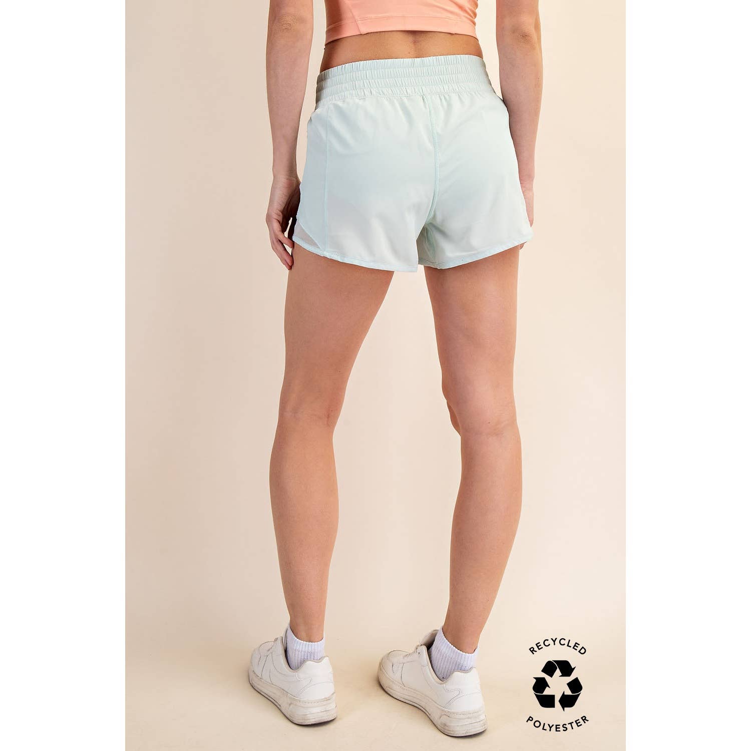Rae Mode - Wholesale Athletic Shorts - Women's - RECYCLED ACTIVE SHORT WITH MESH18