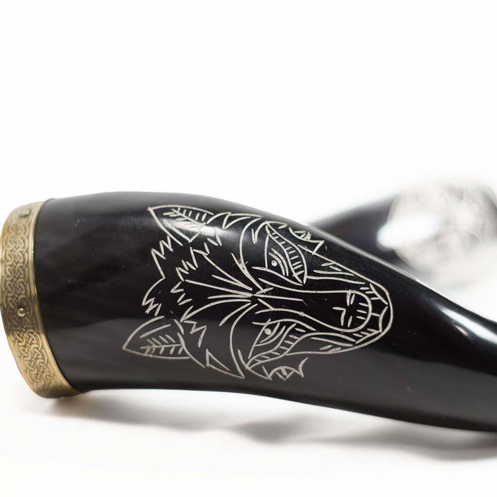 OnlyViking - Wholesale Drinking Glass/Cup - Viking Drinking Horn Authentic Viking Wedding Gift | Groomsmen's Bridesmaid Gift