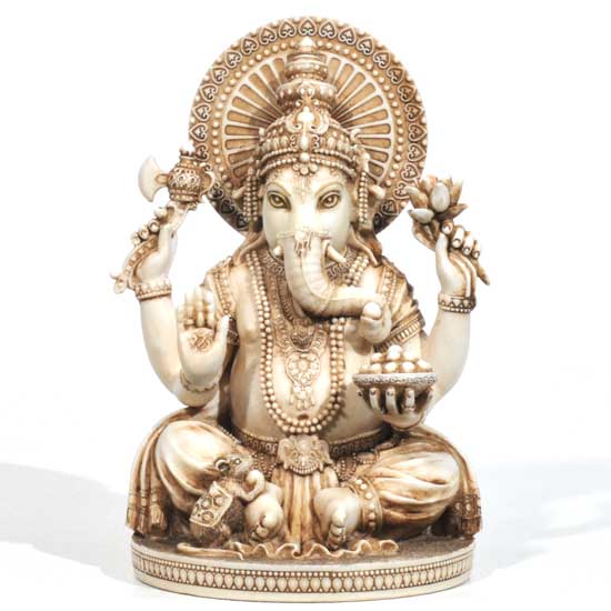 Resin Ganesha - Ivory 6" and other Purchase Wholesale resin statues. Free Returns & Net 60 Terms on Faire trending on Faire.