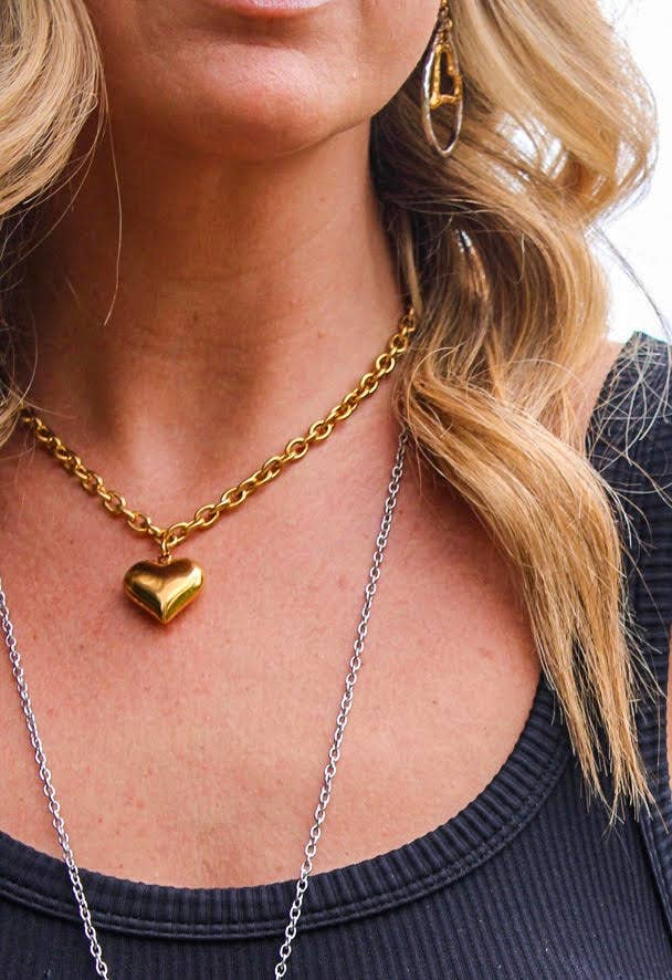 Idlewild Everyday - Wholesale Pendant/Charm Necklace - Full Heart Necklaces8