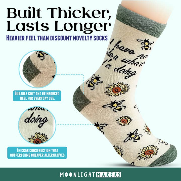 Moonlight Makers - Wholesale Socks – Unisex - I Have No Idea What I'm Doing - Unisex Socks - CLOSEOUT SALE7