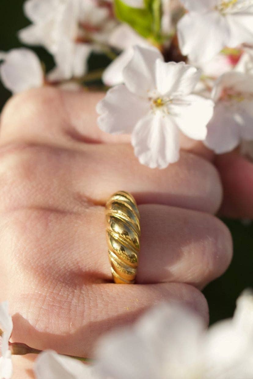 TNT Goods - Wholesale Band/Stacked Ring - Croissant Ring2