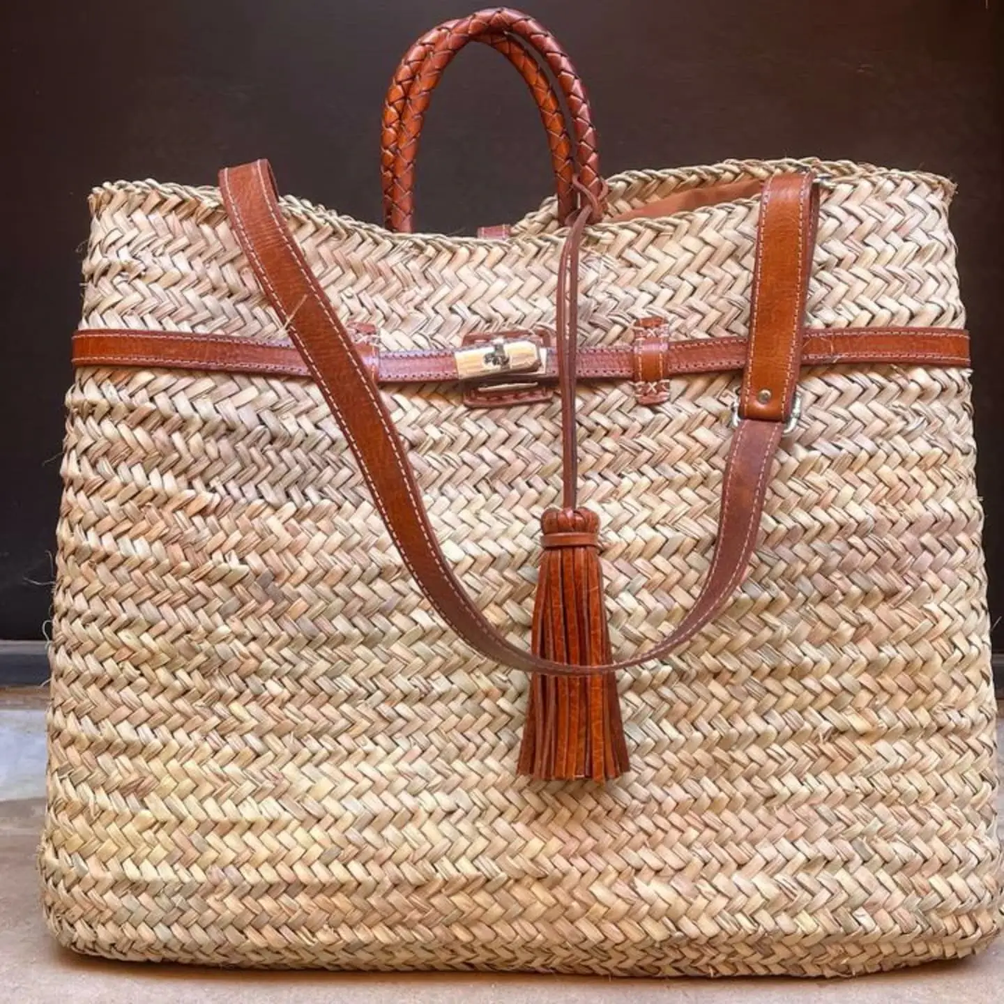 MARRAKECH METACRAFT LTD – wholesale Beach bag – French basket tote bag chic design   2