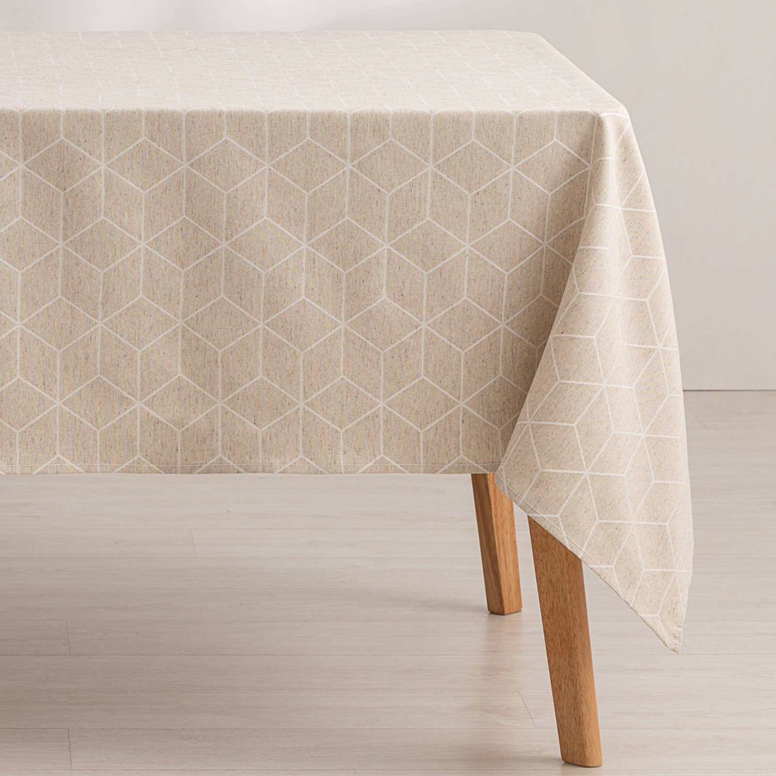 GAMUSI - Vendita all'ingrosso Tovaglie - Tovaglia impermeabile in cotone jacquard geometric LINE24