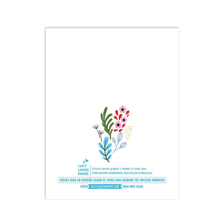 Lucy Loves Paper - Venta al por mayor Tarjetas de amor - Tarjeta Te Quiero Mucho en español1