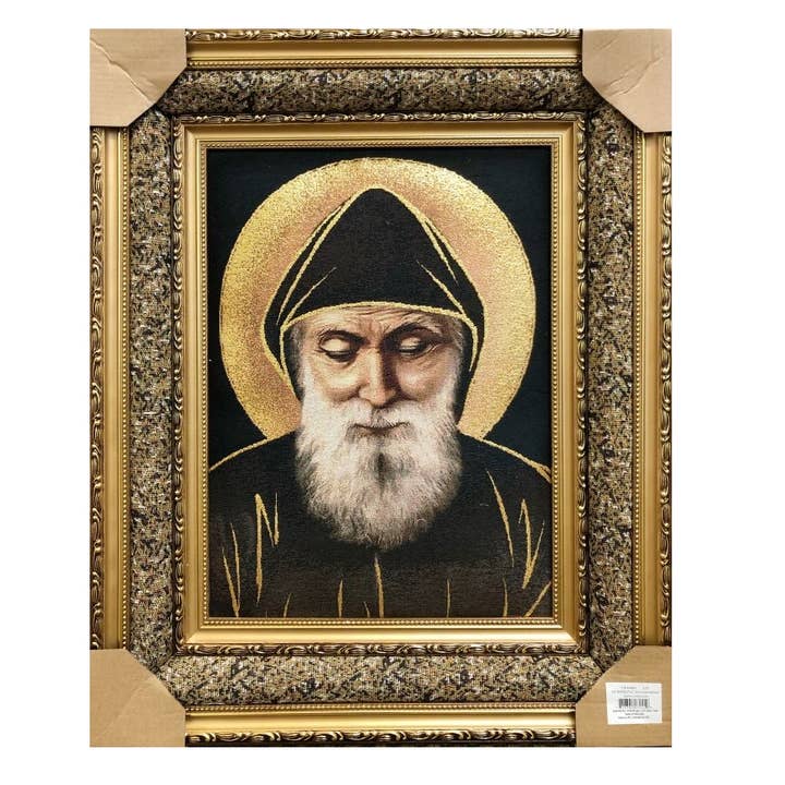 Tapiz tejido en marco: Saint Charbel Makhlouf para venta al por mayor de Tobin Tate
