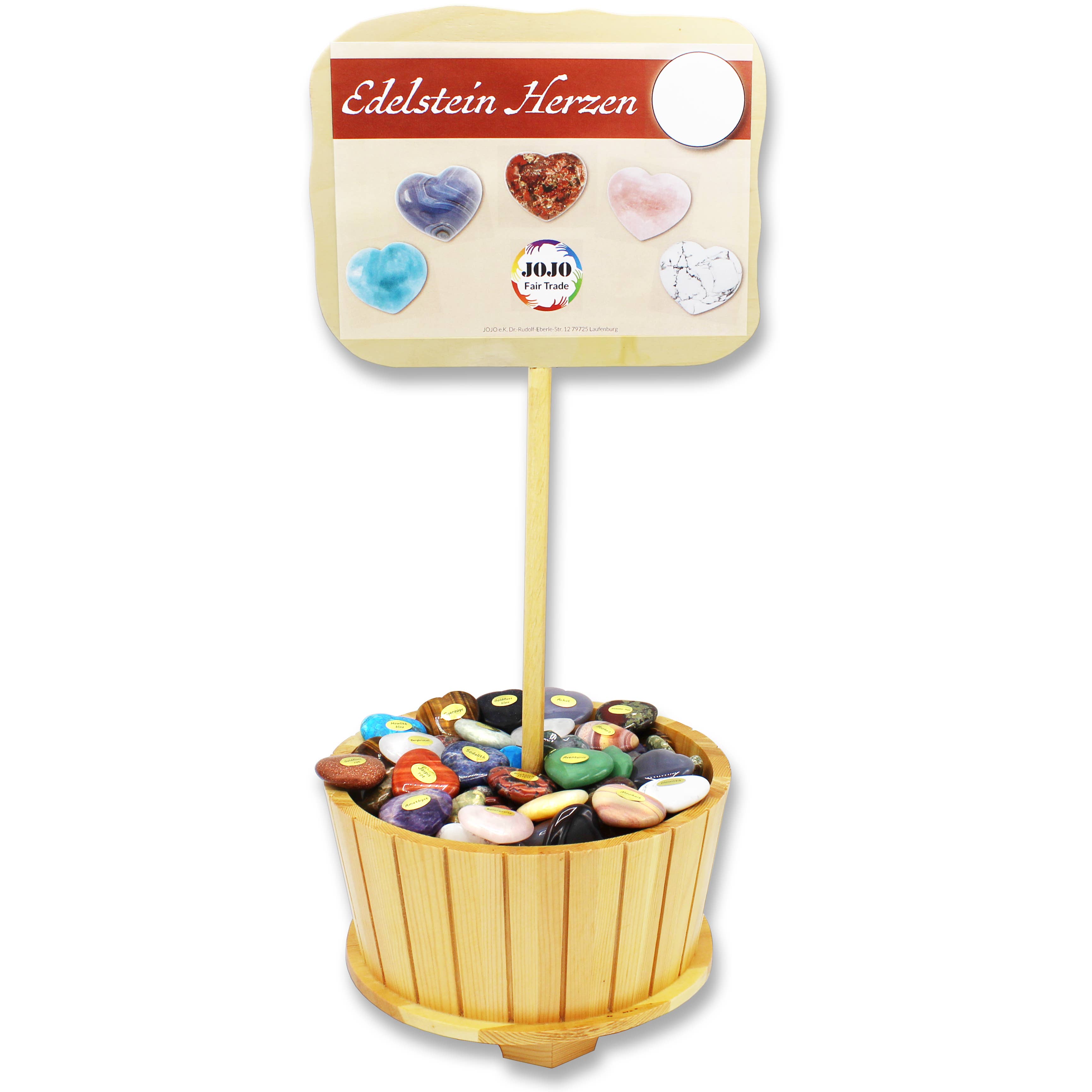 JOJO Geschenke – wholesale Andlig sten/kristall – handgjorda hjärtan i ädelstenar0