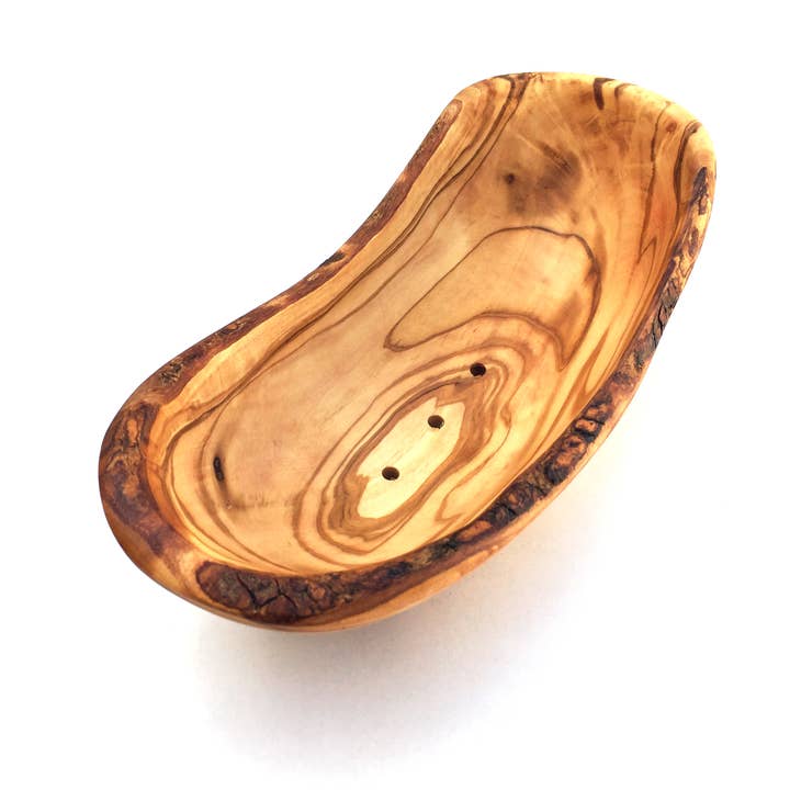 XL soap dish soap dish soap dish natural cut olive wood for wholesale by medina mood