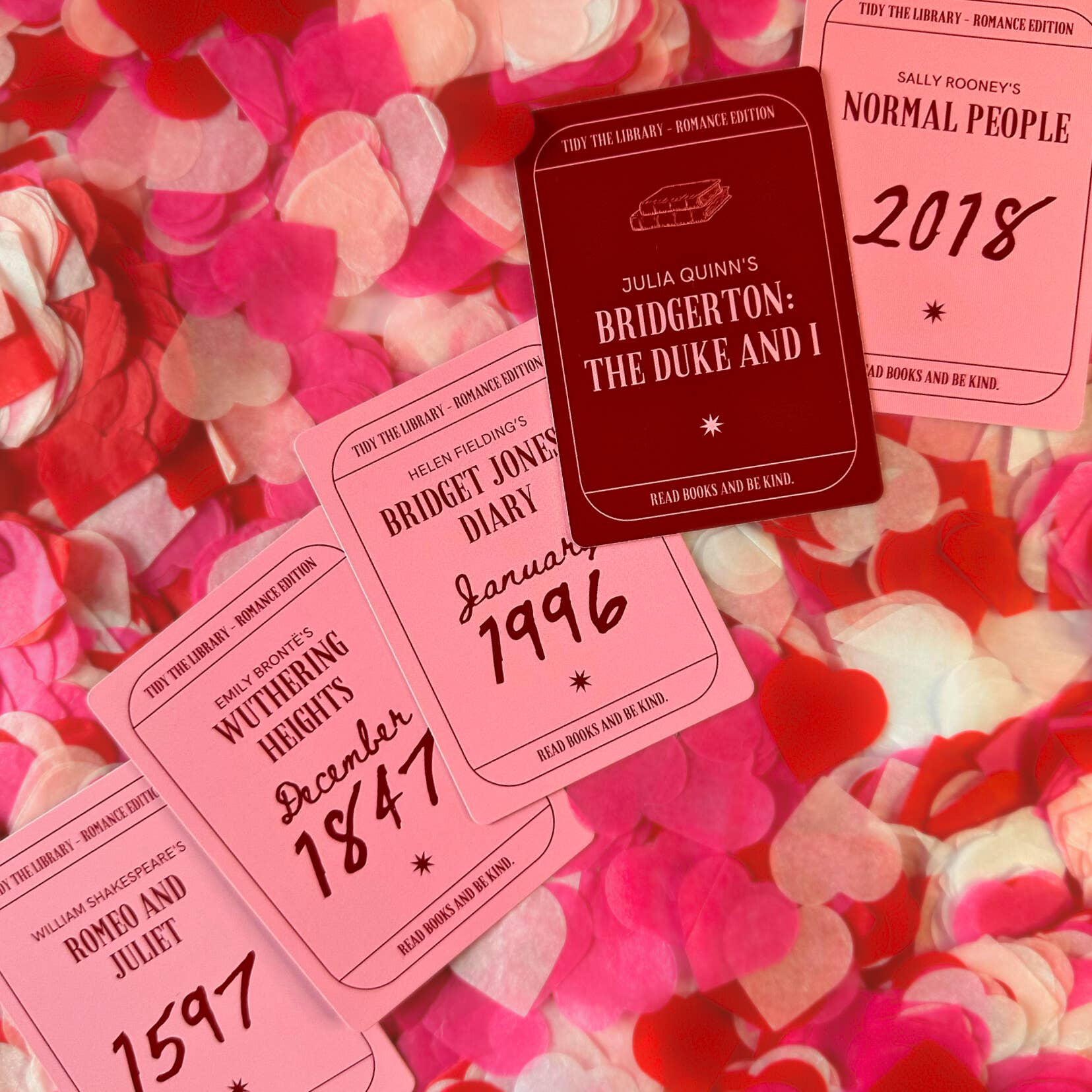 GiftSmith – Engroshandel Kortspil – RYD OP I BIBLIOTEKET: Romantikudgaven - Bogligt Kortspil9