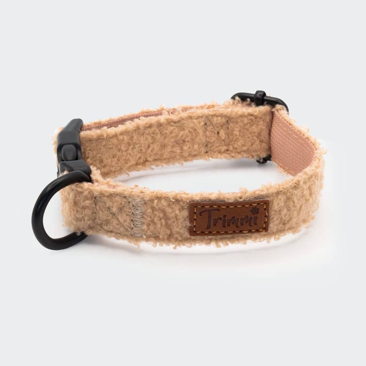 Beiger Teddy-Hundehalsband für den Großhandel von Trimmi