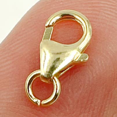 Fecho de Gatilho em Ouro Maciço 14K 8,2mm por atacado de Tresor Jewelry Inc.