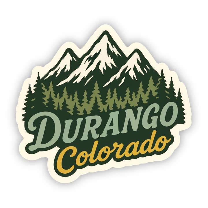 Durango Colorado Bjerge Klistermærke for engroshandel hos Jones Sticker Co