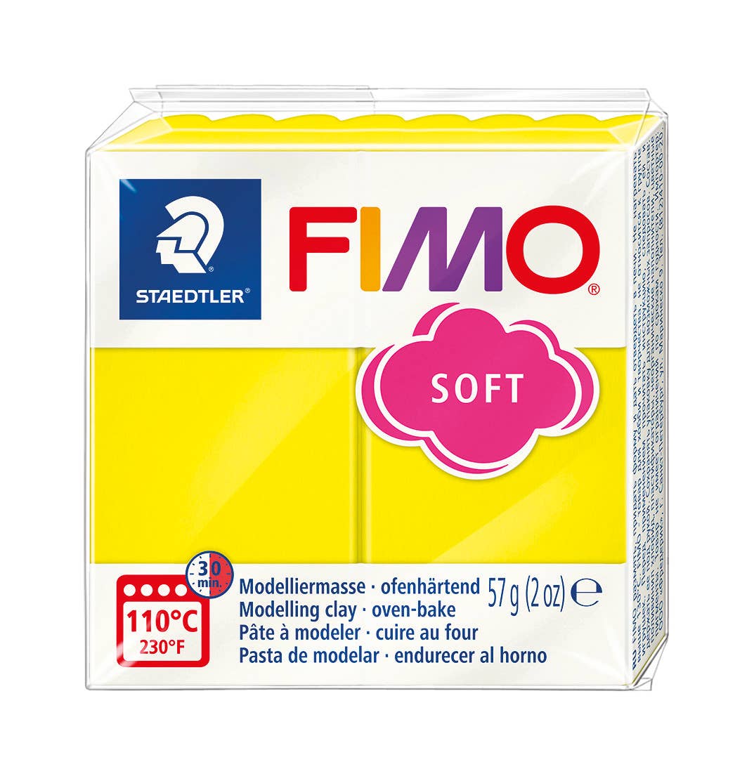 Graine Créative - Wholesale DIY Craft Kit - FIMO SOFT 57G LEMON/8020-10
