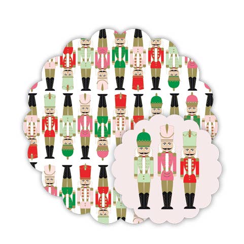 Emily McCarthy Nutcracker Pattern Doily Set for wholesale by RosanneBeck Collections