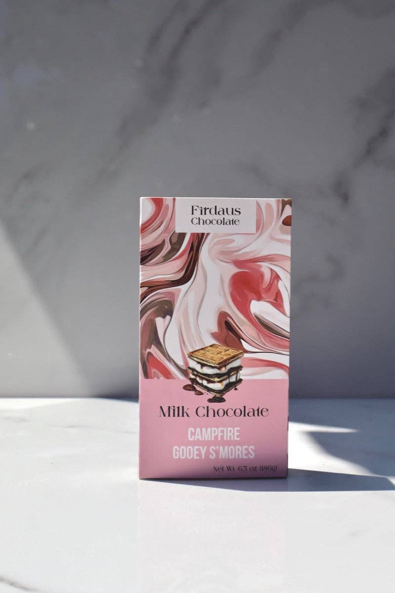 Firdaus Chocolate - Wholesale Chocolate Bar - Milk Chocolate S'mores Bar