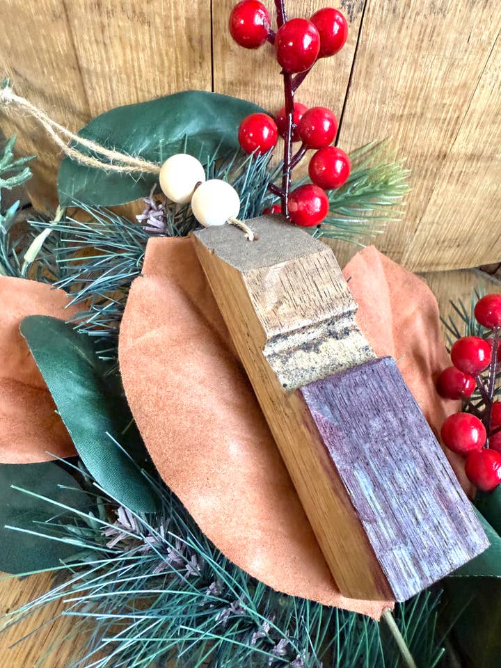 Wine Barrel Ornament made from California Wine Barrels  for wholesale by TWWKY