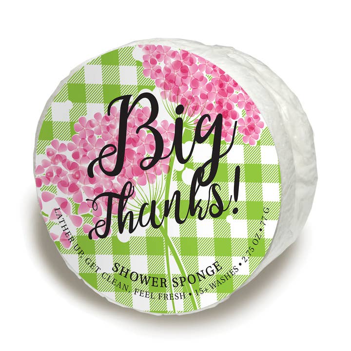 Big Thanks Soap in a Sponge for wholesale by Caren Products