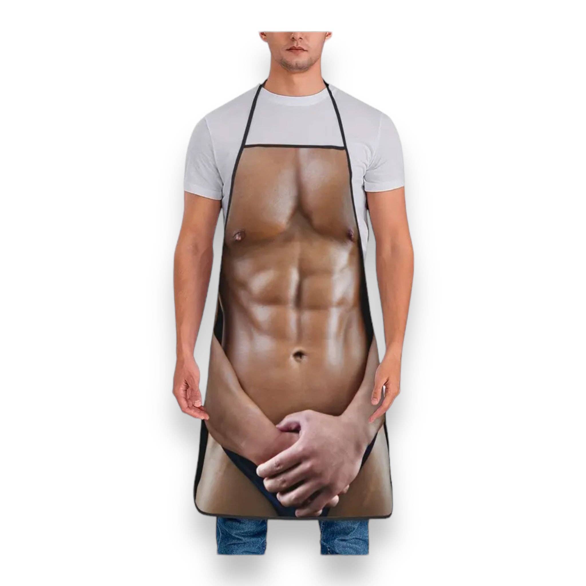 Kinky Pleasure - Wholesale Apron - Kinky Pleasure - AX038 - Apron Sexy Naked Man13
