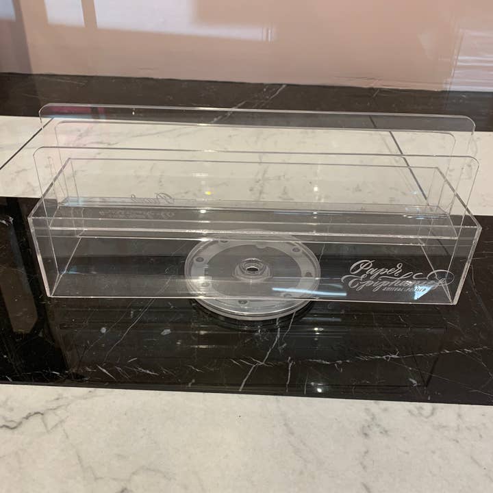 CUSTOM Acrylic Card Display Spinner - EMPTY for wholesale by Paper Epiphanies
