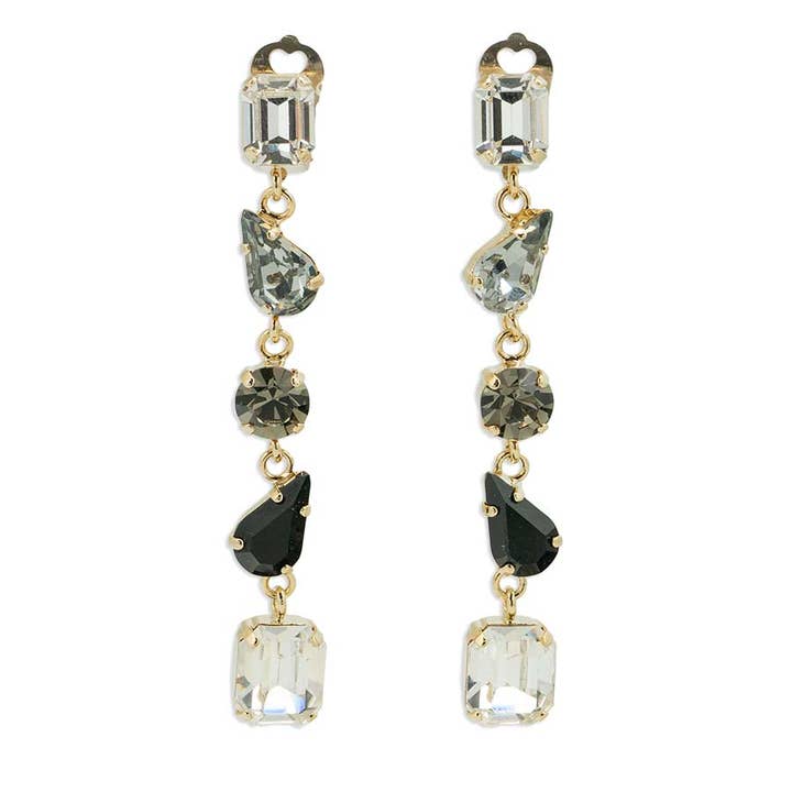 Swarovski crystal pendant earrings for wholesale by Bijoux Jean André S.R.L.