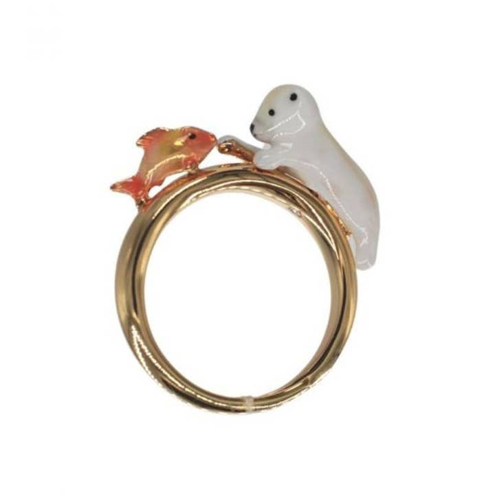 Bill Skinner – wholesale Multi-finger ring – Polar Bear Ring