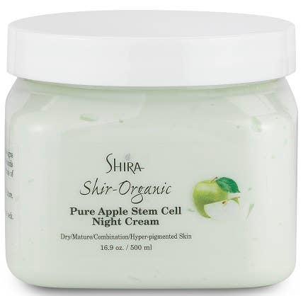 Shira Esthetics - Vente Crèmes de nuit - Shir-Bio Crème de nuit aux cellules souches de pomme (500 ml.)0