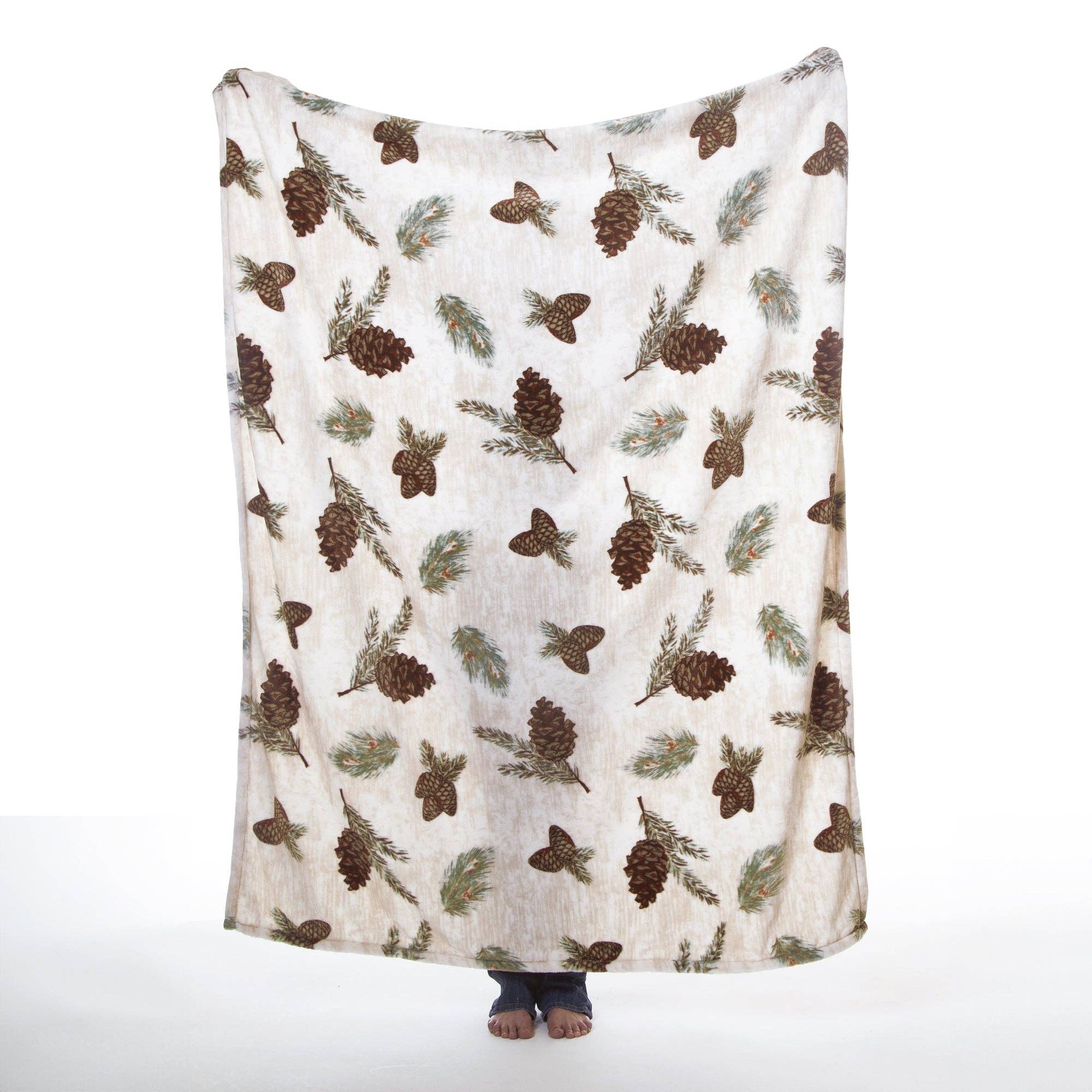 Carstens, Inc. - Vente Plaids - Plaid en peluche épais en pin2