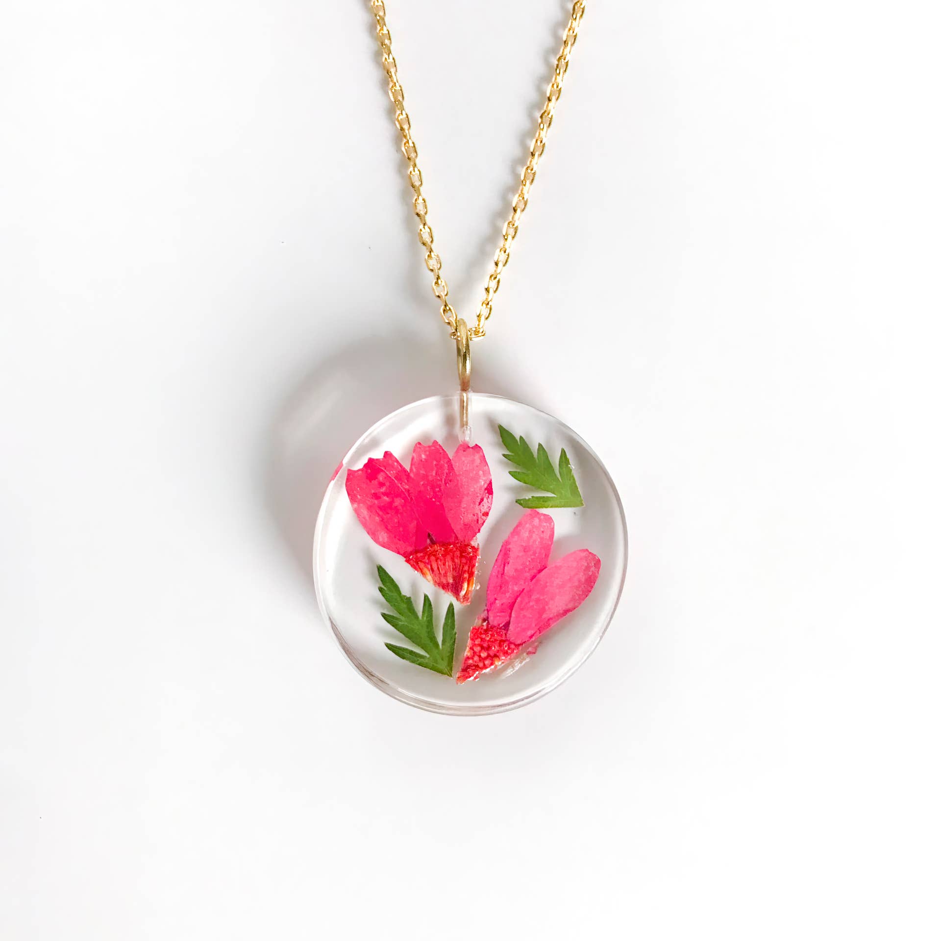 April Birth Flower Necklace, Daisy Birth Flower Necklace, Birth Flower –  Susabella