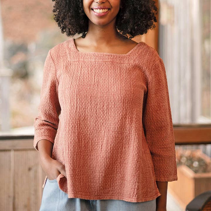 Cozy Love Blouse for wholesale by April Cornell Apparel