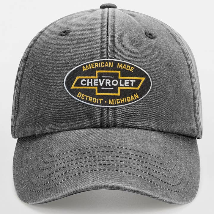 Gorra vintage de perfil bajo Chevrolet American Made para venta al por mayor de Hybris Production AB