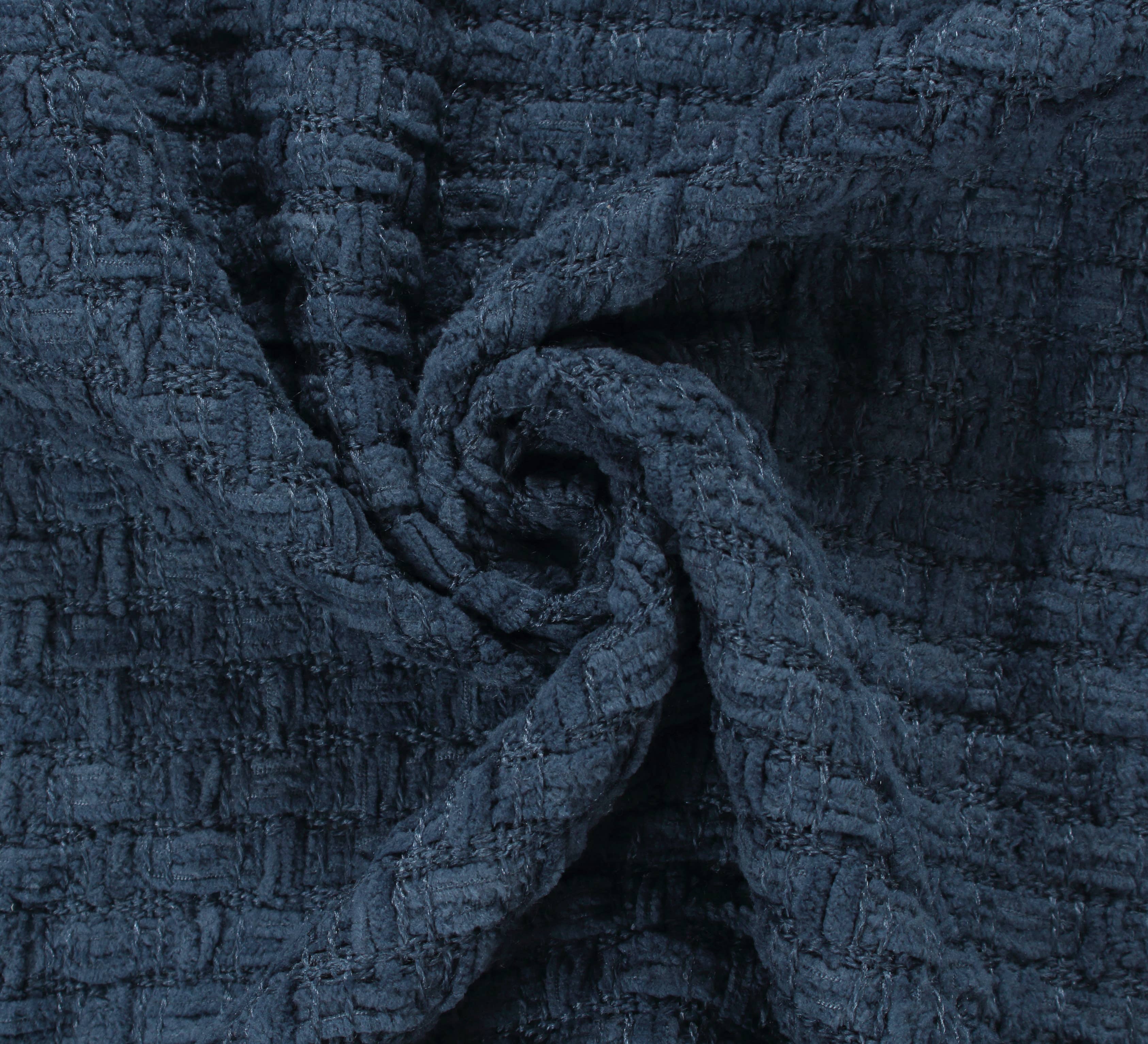 Fabstyles - Venta al por mayor Mantas de sofá - Manta Fabstyles tejida en chenilla con diseño de cesta, 127x152 cm (50x60 pulgadas)29