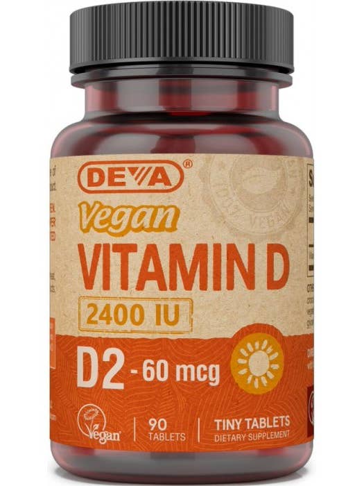 Vegan Vitamin D - 2400 IU - Ergocalciferol for wholesale by Deva Nutrition