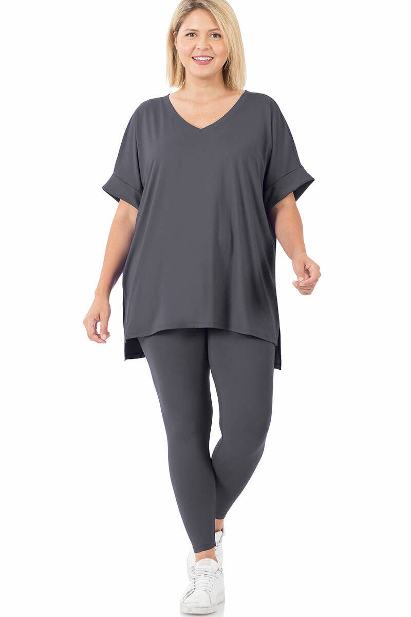 42POPS - Wholesale Lounge Set - Women's - `.Plus Microfiber Lounge Wear 2 Pc Set37