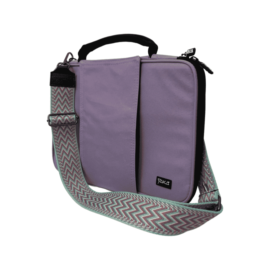 YAKA COMPANY – wholesale Datorväska - Unisex – Datorväska - 13,3 tum - Lila med EasyFix-flik6