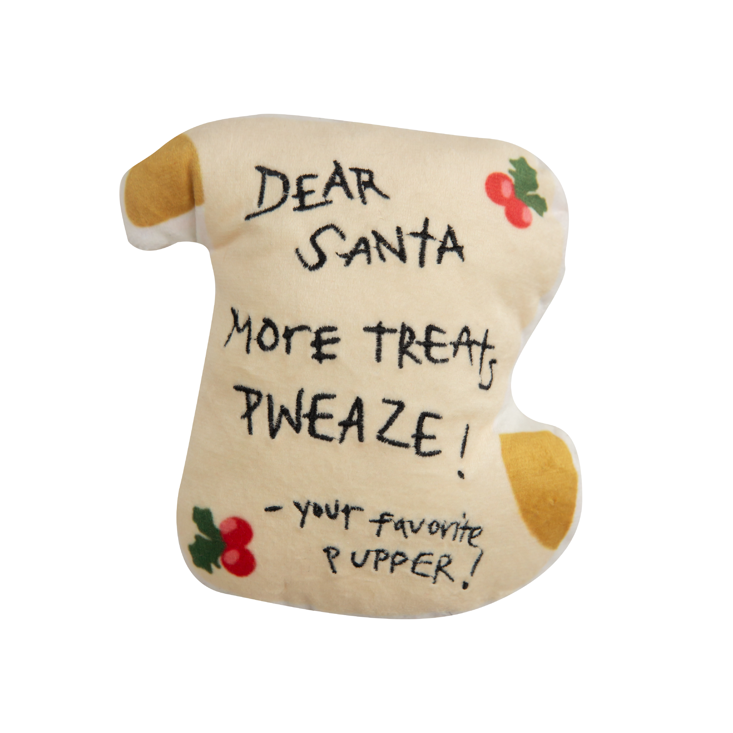SnugArooz – wholesale Pet plush toy – Dog – Dear Santa Letter1