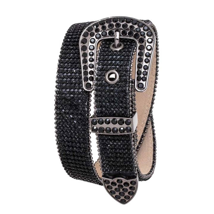 Rope & Spurs - Wholesale Belt - Kids - Kids Size Full Stone Leather Belt2