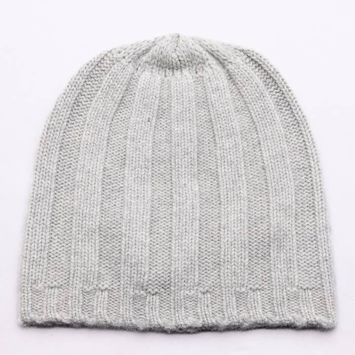 HUDSON 100% ren cashmere Jumbo Rib hue, Marle Grey for engroshandel hos love Kate