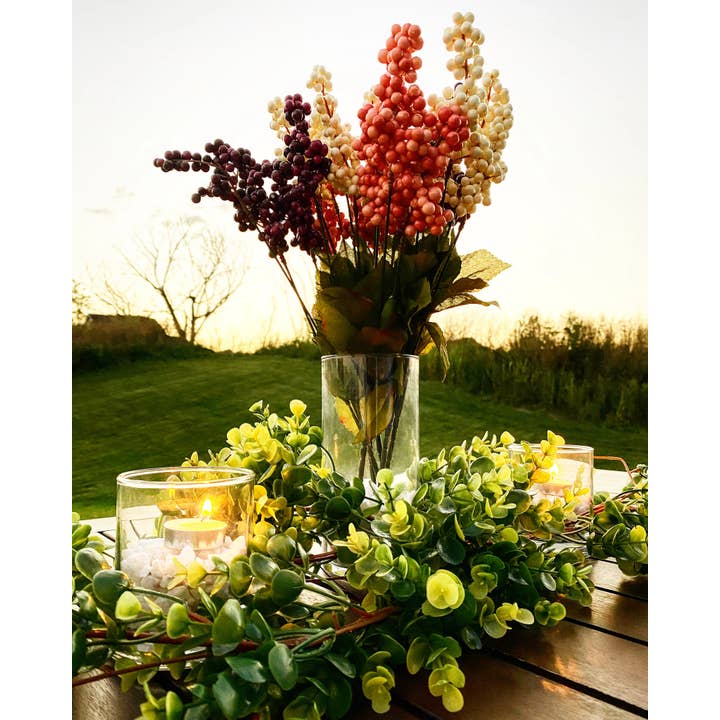 Boxwood Rose - Wholesale Bunting/Garland - Eucalyptus Greenery Garland4