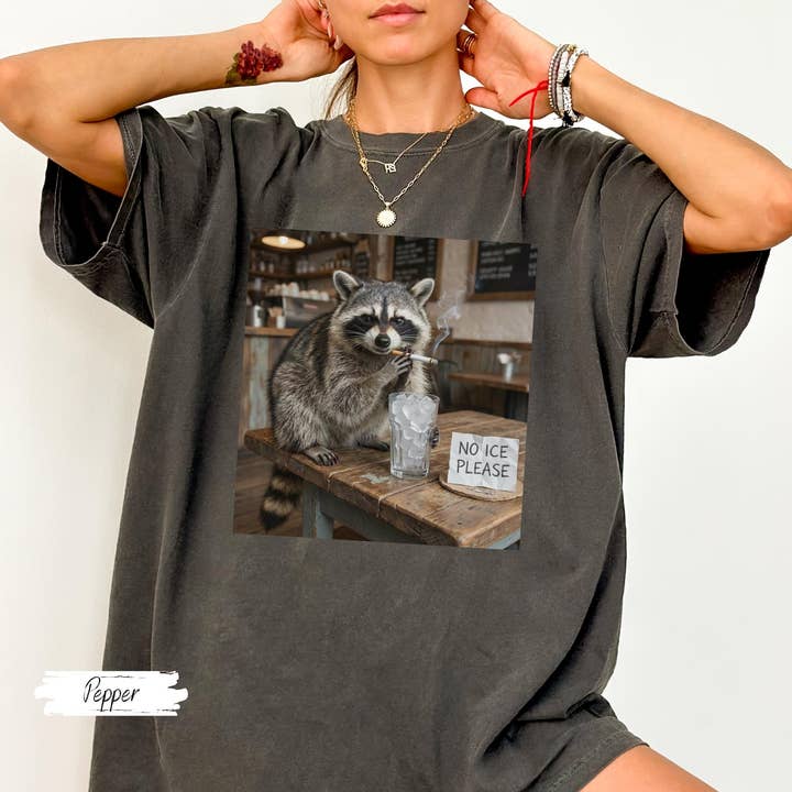 Camiseta Unissexo Anti ICE Subtil da Comfort Colors, Camiseta de Gelo a Derreter por atacado de Teedico