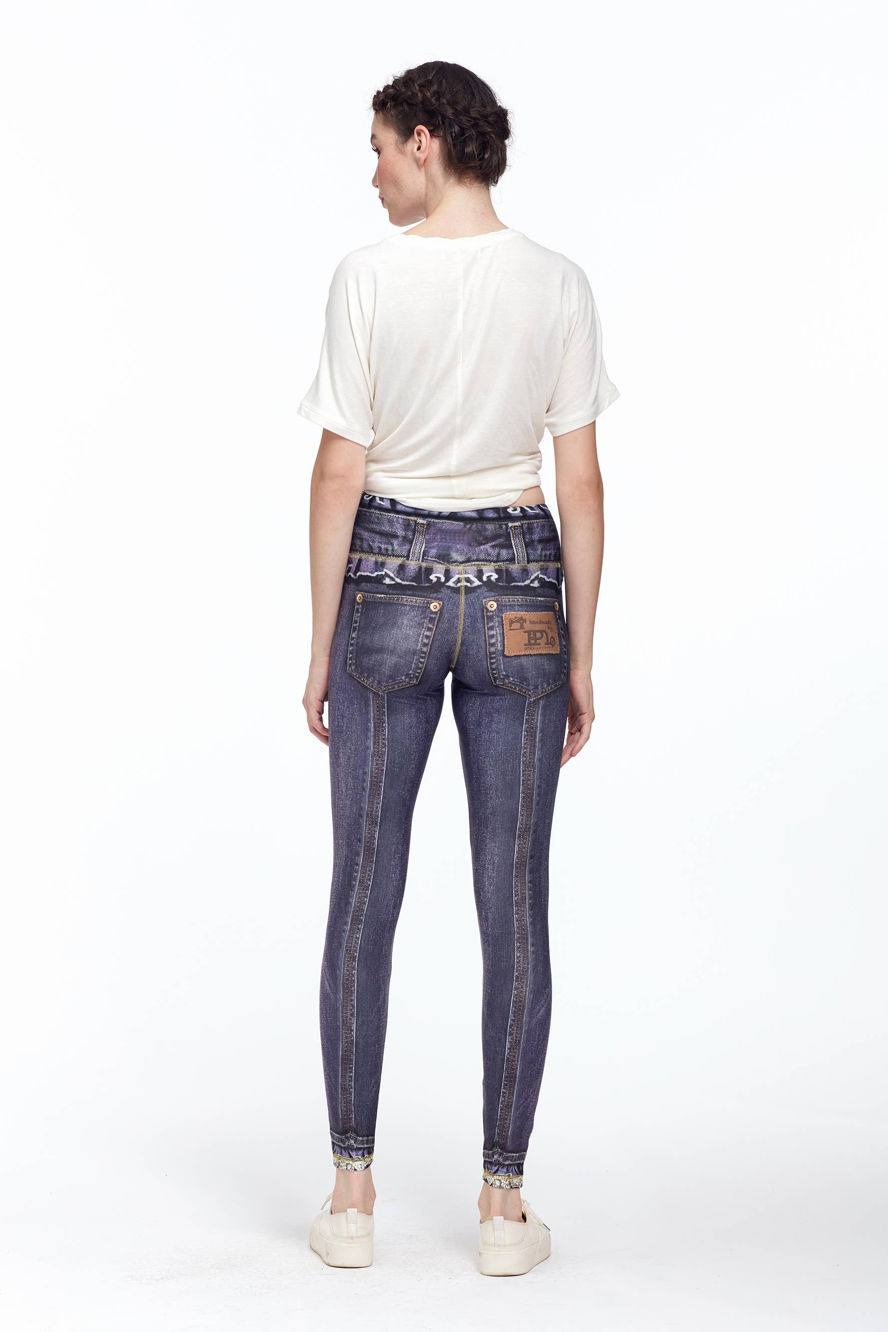 IPNG Design - Wholesale Fashion Leggings - Women's - Denim Print Leggings Sezar - Basic13