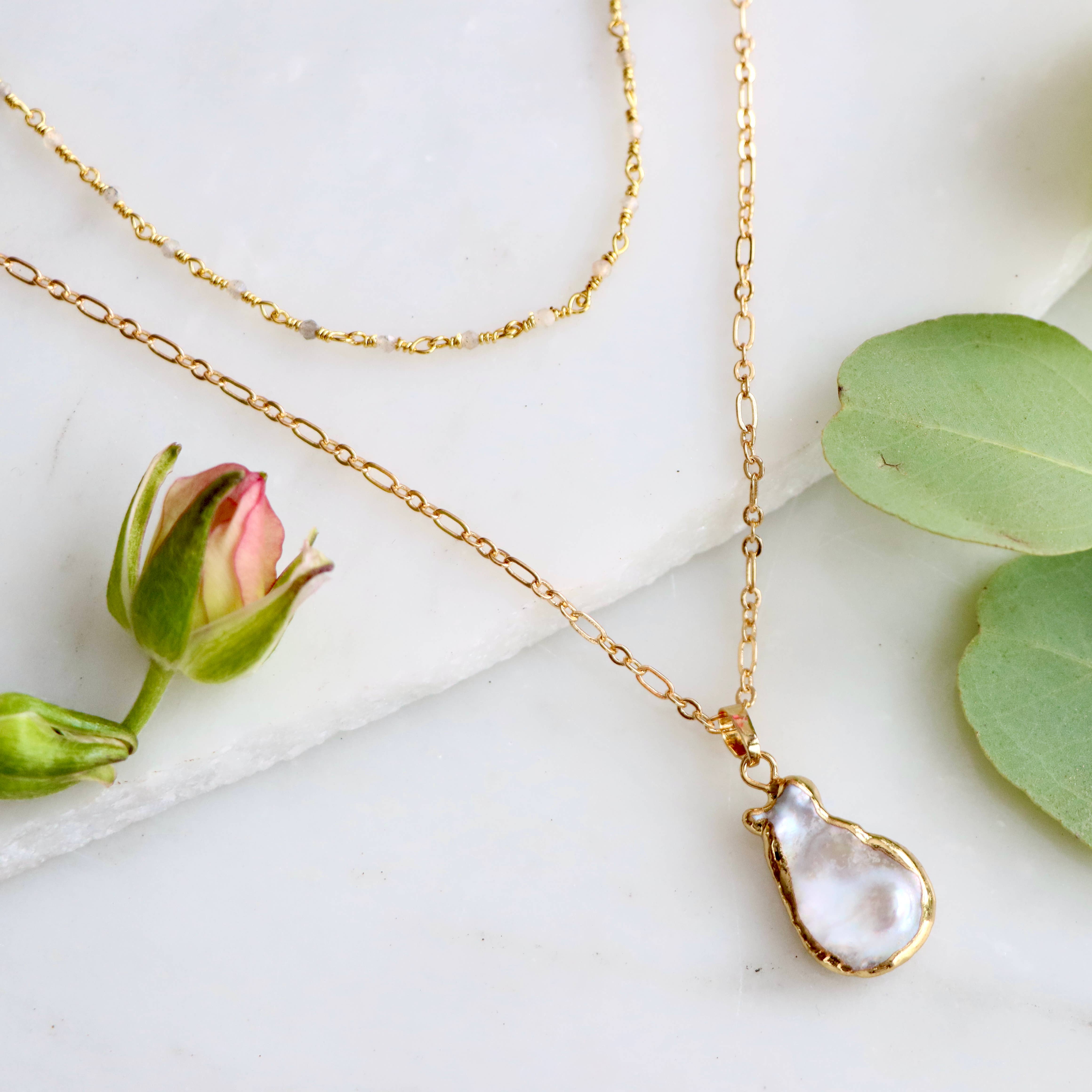 Mesa Blue - Vente Collier ras-de-cou - Collier ras du cou pierre de lune2