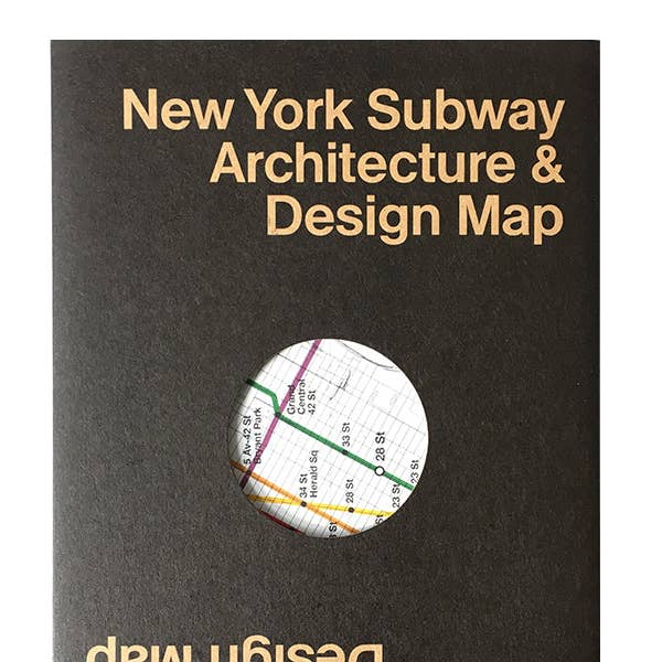 New York Subway Architecture & Design Map for wholesale by Blue Crow Media